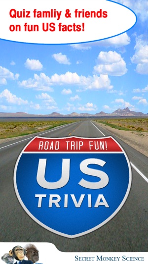 Road Trip Trivia Game!  Fun Facts About The United States of(圖1)-速報App