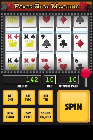POKER SLOT MACHINE FREE 1.0 IOS
