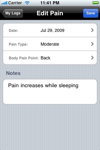 Pain Tracker