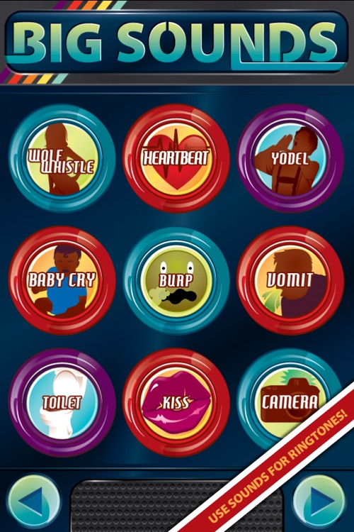 Big Sounds ~ sound effects button box + ringtones