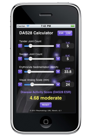 DAS28 Calculator screenshot 3
