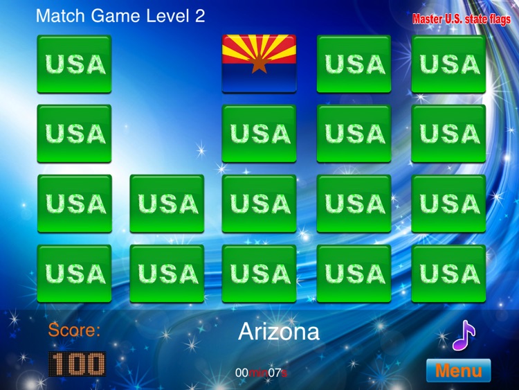 Master USA State Flags HD screenshot-4