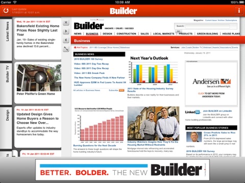 Builder News screenshot 2