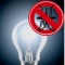 Combine in the same application a Lamp and a Ultrasonic Transmitter that repels mosquitoes