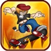 A Skyview Skateboard Jump: Extreme Skyline Skaters Action Free for Riders Boys