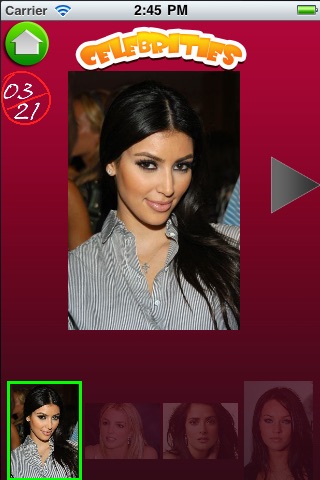 Celebrities ? - Eyes Lite screenshot 2