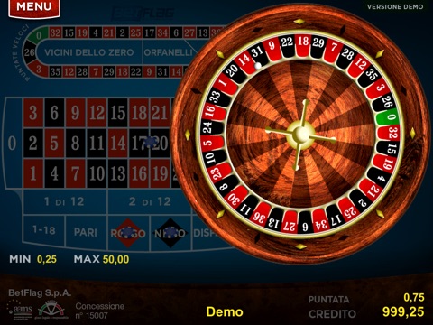 Betflag ROULETTE HD screenshot 2