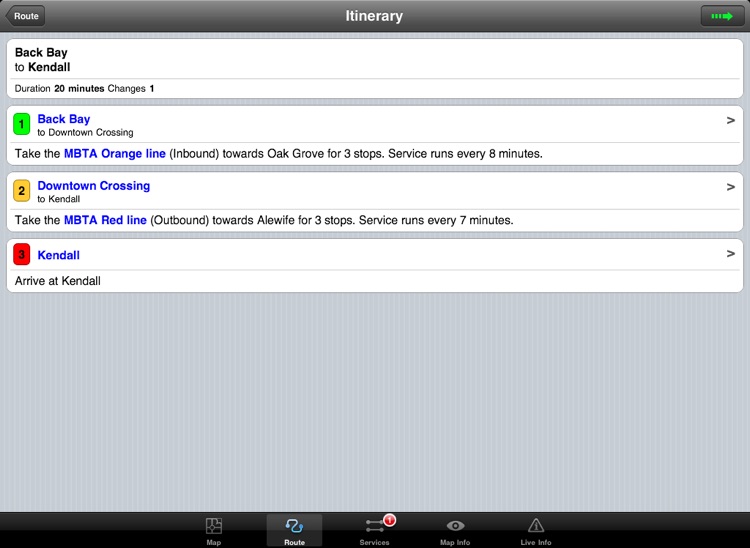 Boston Subway for iPad by Zuti