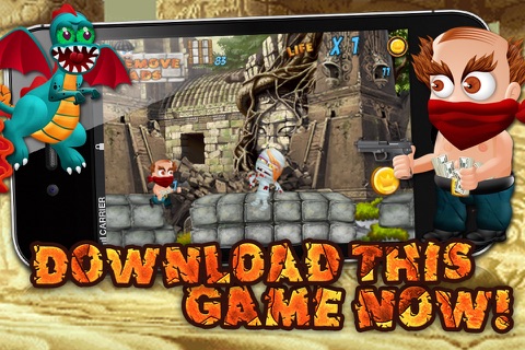 Kingdom Bandits vs The Dragon Monsters of Eden: Age Old War Rivals for Eternity - Free Adventure Game ! screenshot 3
