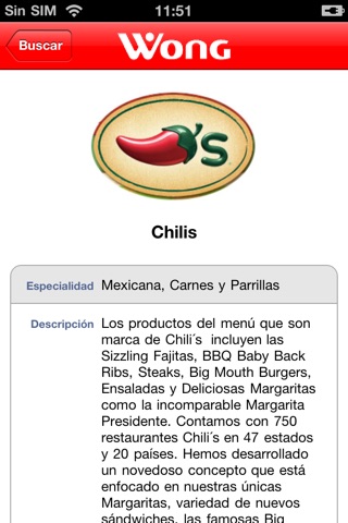 Wong Guía De Restaurantes screenshot 3