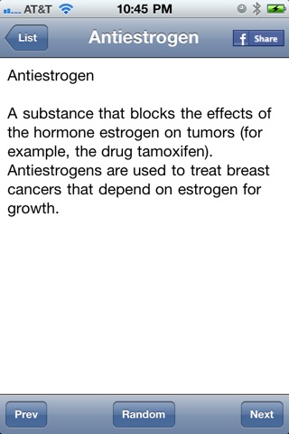 Breast Cancer Glossary screenshot 3