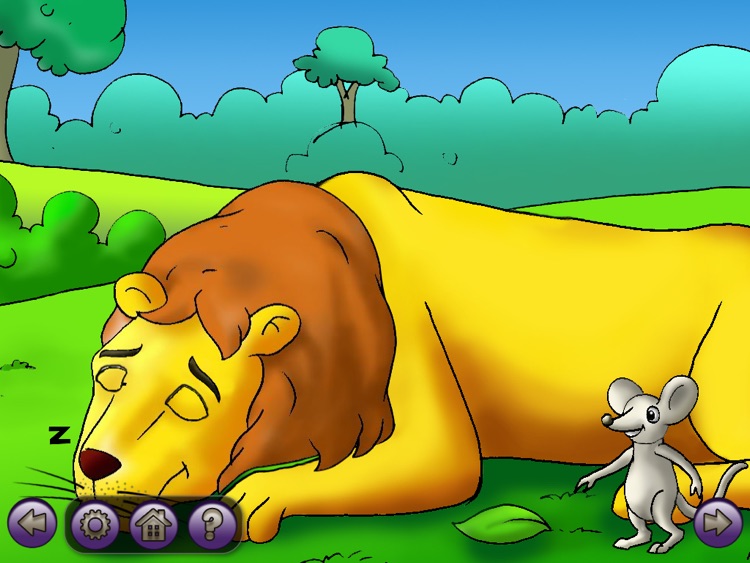 Lion and Mouse Interactive Storybook iPad version