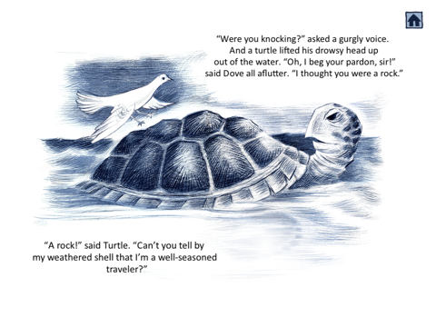 The Turtle And the Dove: A classic story for kids about friendship, separation and beautiful re-unions by the author of Corduroy, Don Freeman. A perfect bedtime tale. (iPad Lite version, by Auryn Apps) screenshot 2