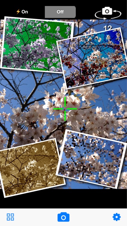 Serial Shot Camera with Filter Effect