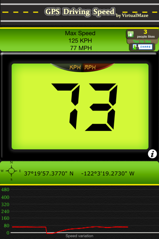 GPS Driving Speed screenshot 2