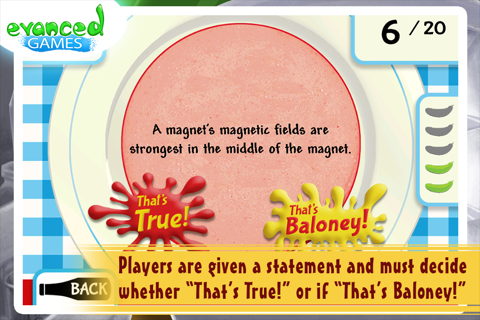 That's Baloney! Kids Quiz Game screenshot 3