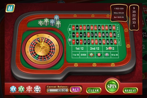 Ace Roulette Casino Classic Free Game screenshot 2