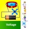 This Exploriment app presents an environment in which you can learn about potential difference, voltage and voltmeter