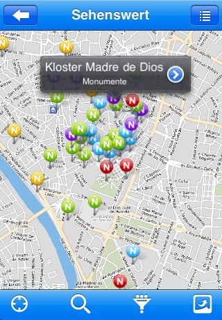 Seville Multimedia Travel Guide in German (Navigaia) screenshot 3