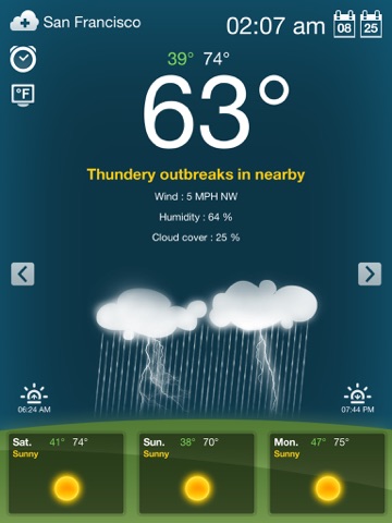 Weather for iPad screenshot 3