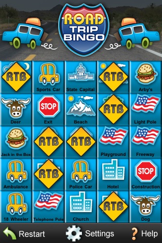 RoadTripBingo