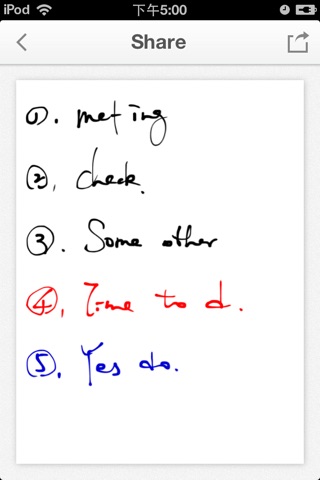 FingerNote - Handwriting screenshot 4