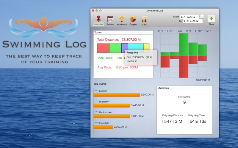 Swimming Log thumbnail 1