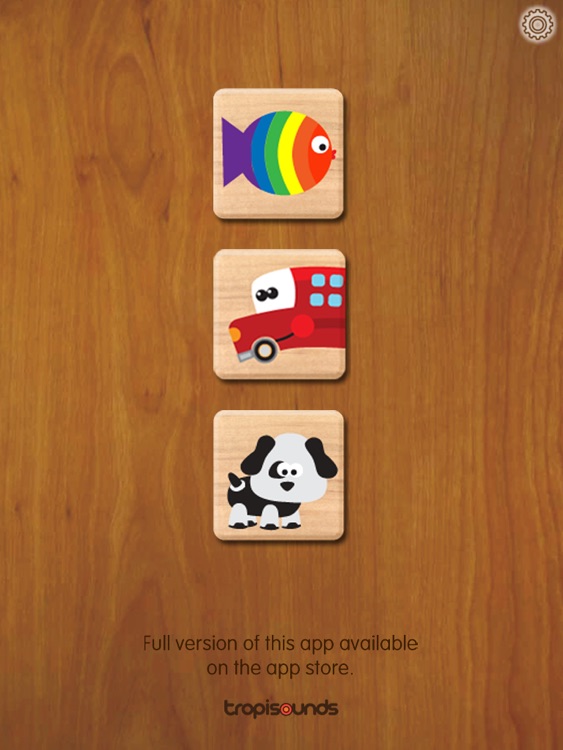 Wood Puzzle First Years HD Lite