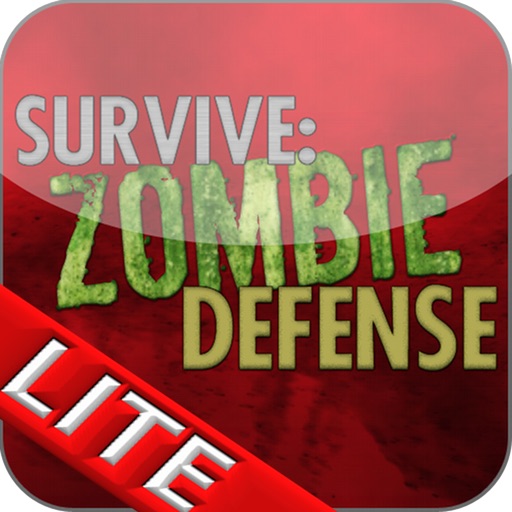 Survive: Zombie Defense Lite HD icon