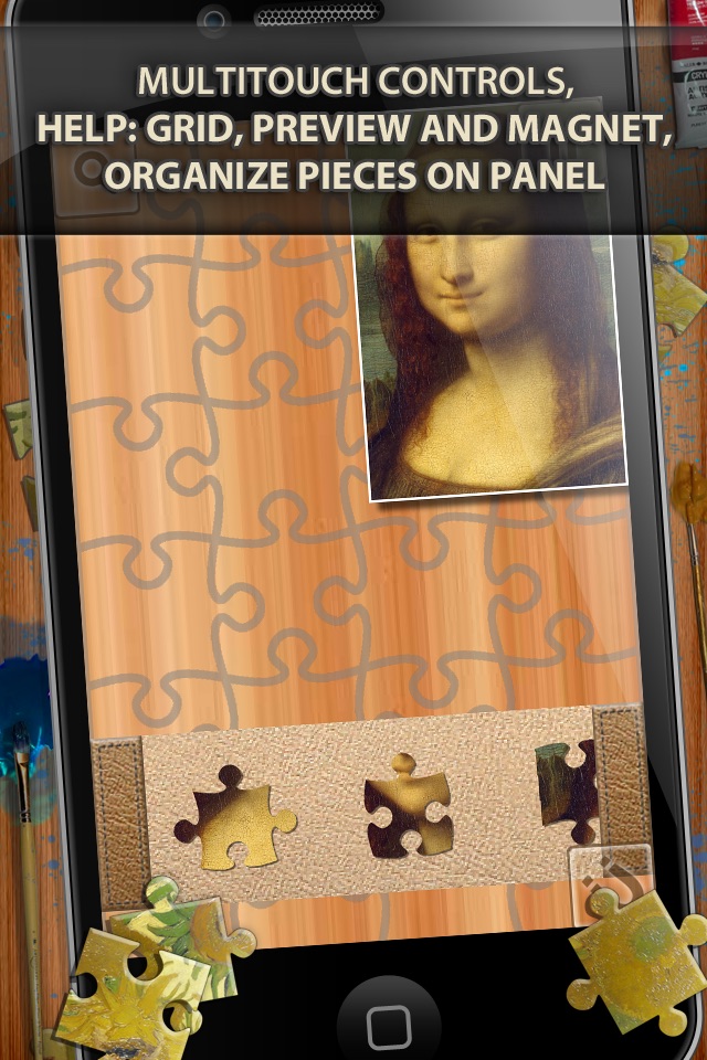 Leonardo da Vinci Jigsaw Puzzles  - Play with Paintings. Prominent Masterpieces to recognize and put together screenshot 3