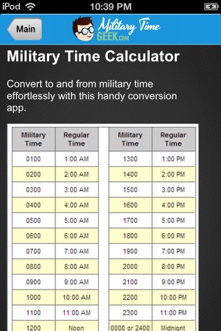 Military Time Converter + Decimal Time Converter screenshot 2