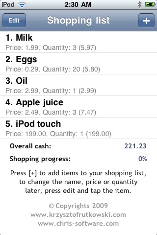 Shopping List Free screenshot 3