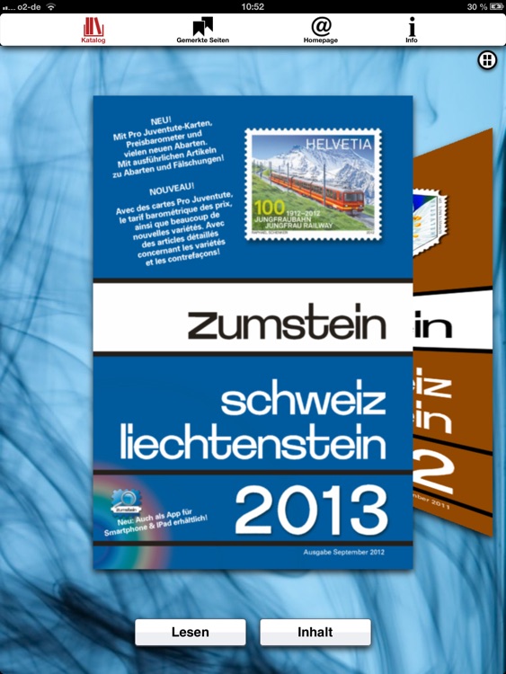Zumstein, the catalogue for stamp collectors by Zumstein & Cie. Inhaber