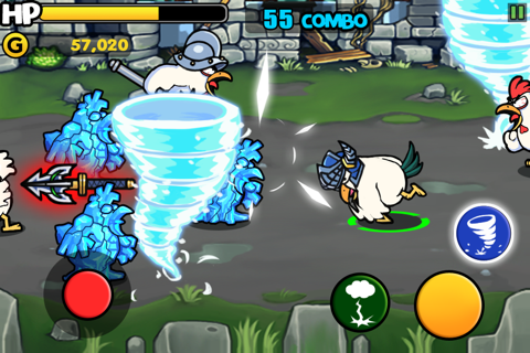 Chicken Revolution : Warrior screenshot 2