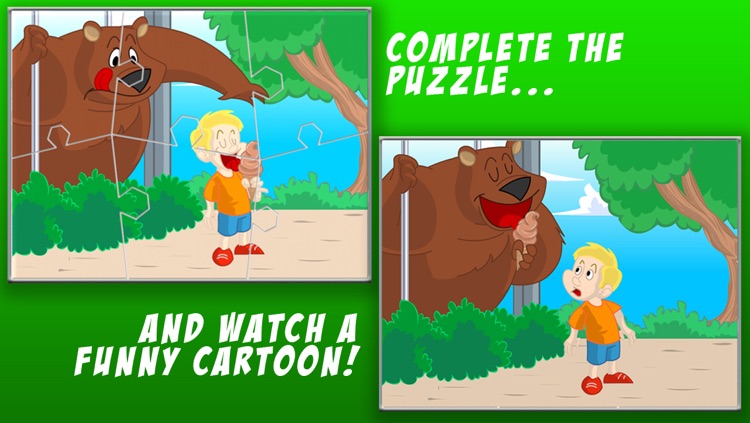 JigSaw Zoo Animal Puzzle - Kids Jigsaw Puzzles with Funny Cartoon Animals!