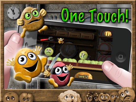 Potato Escape Gold - One Touch Runner для iPad