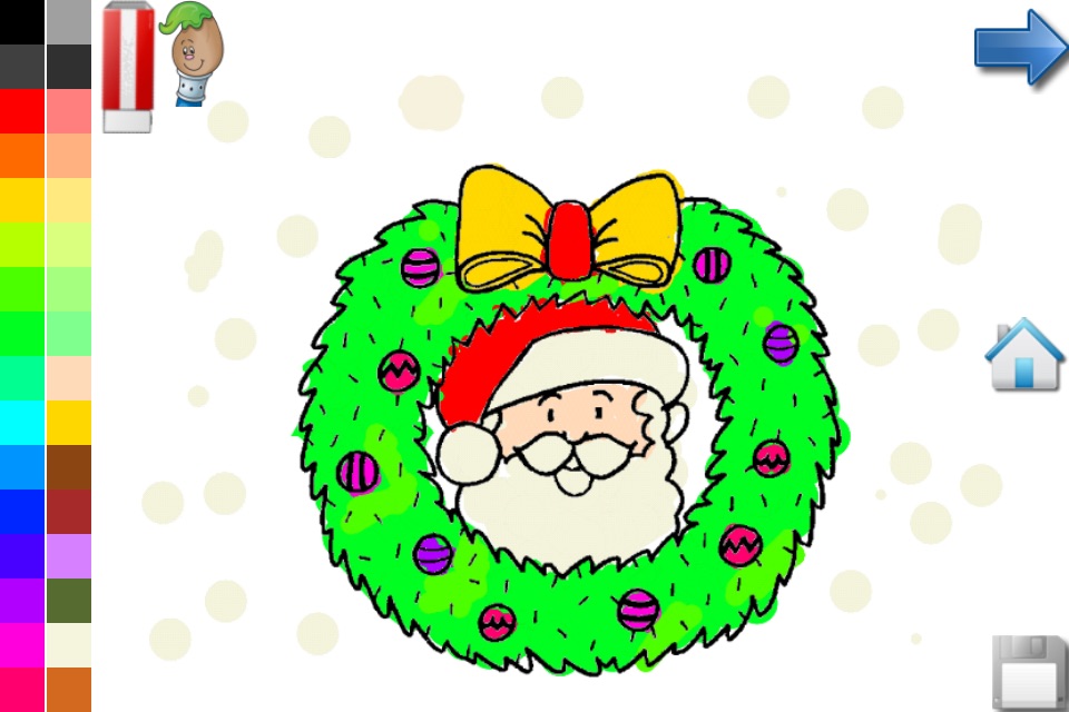 Coloring Book : Christmas for Toddlers ! FREE App with Christmas Coloring Pages screenshot 4