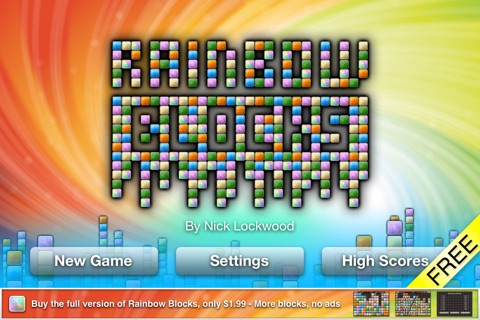 Rainbow Blocks Lite Edition screenshot 2