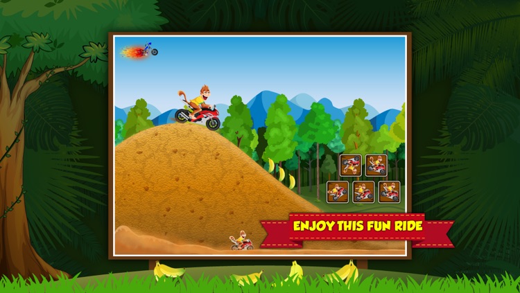Amazon Race Xtreme - new monkey kong hill climb bike race game
