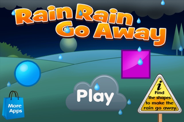 Rain Rain Go Away Lite - Fun with Shapes