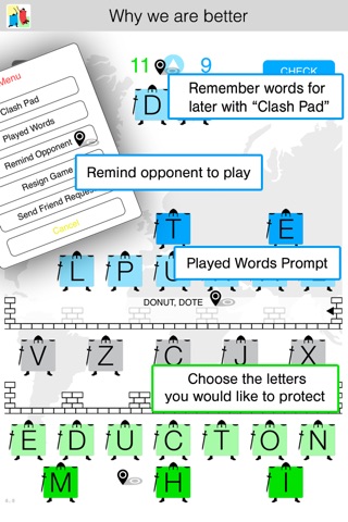 A Clash of Letters - Word Game Free screenshot 3