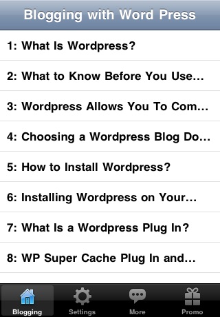 Blogging with Word Press