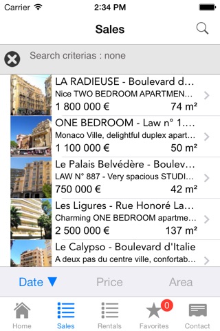Cristea-Flandrin Immobilier Monaco screenshot 2