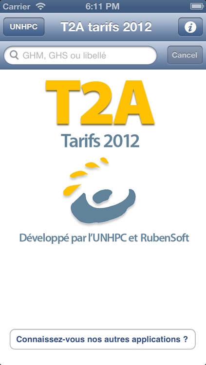 T2A tarifs MCO 2012