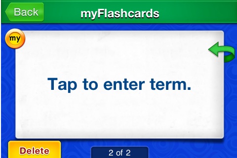 American History myFlashcard Maker, ES Edition screenshot 3