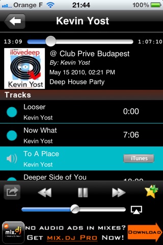 Kevin Yost by mix.dj screenshot 2