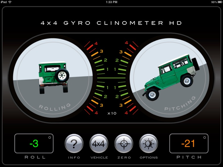 4x4 Gyroscope Clinometer HD