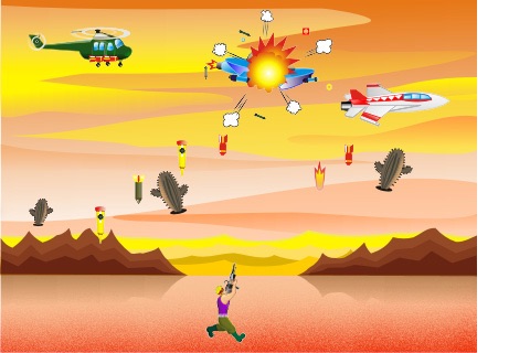 Battle of the Simpson - Fighter Aircraft War Game - Free screenshot 3