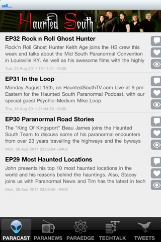 Haunted South Paranormal App screenshot 2