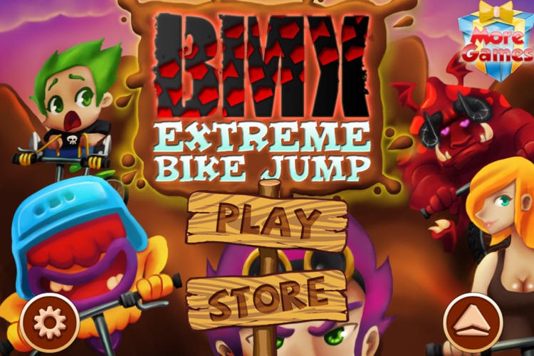 BMX Extreme Bike Jump
